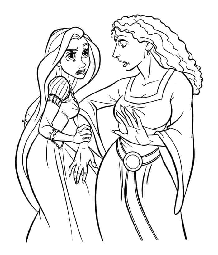 Tangled Coloring Pages Online Free