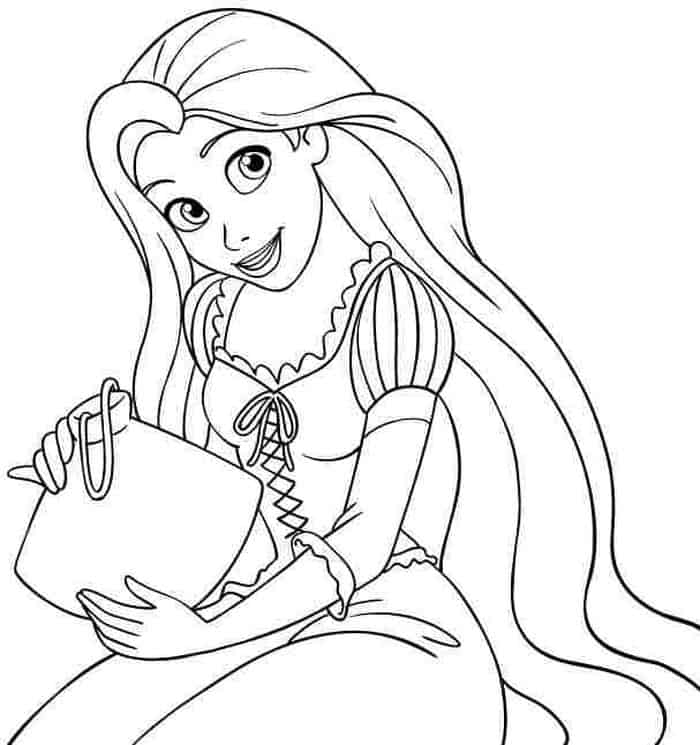 Tangled Coloring Pages Printable