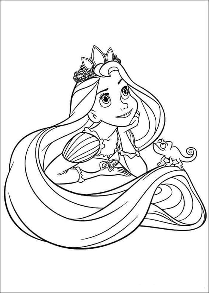 Tangled Coloring Pages To Print
