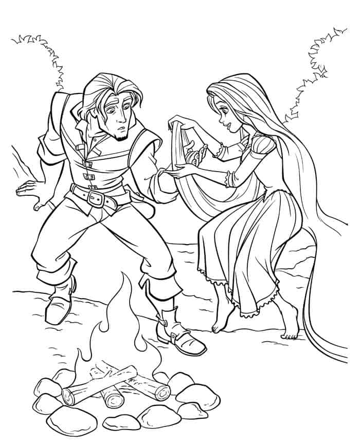 Tangled Printable Coloring Pages