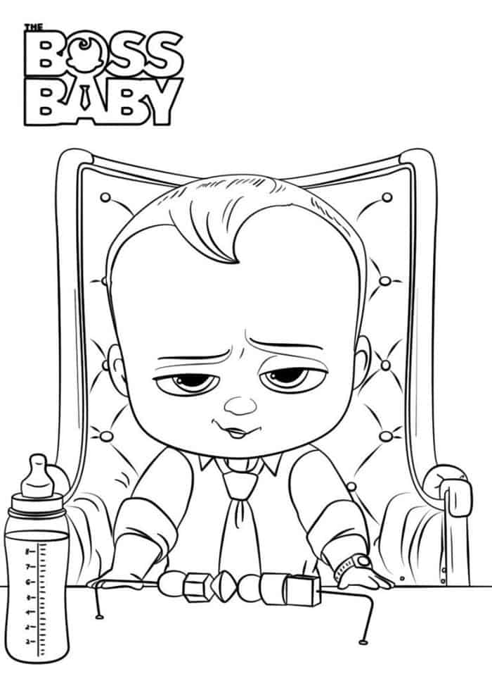 The Boss Baby Coloring Pages