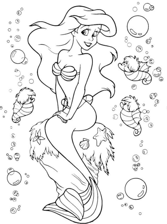 The Little Mermaid 2 Coloring Pages