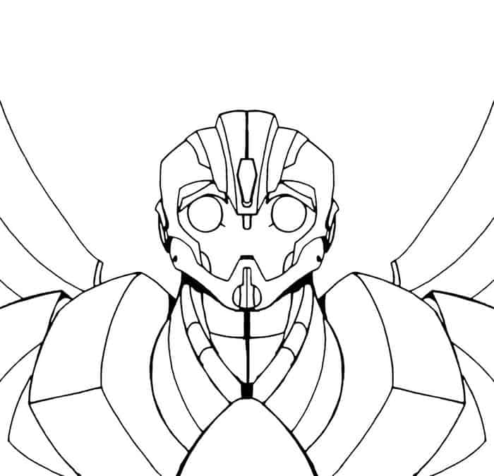 Transformer Coloring Pages Bumblebee